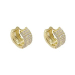 Crystal Geometric Small Ear Cuffs