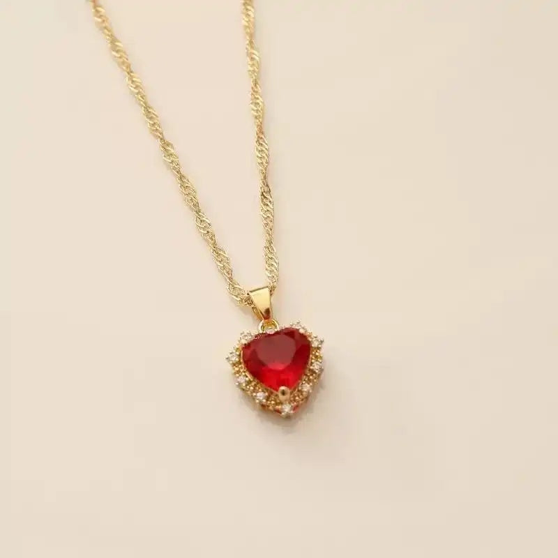 Crystal Heart Necklace