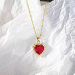 Crystal Heart Necklace