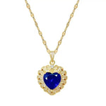 Crystal Heavy Industry Heart Real Necklace