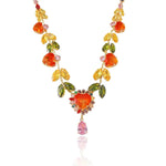 Crystal Ins Colorful Love Tassel Drop Earrings