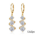 Crystal Long Tassel Minimalist Gift Drop Earrings