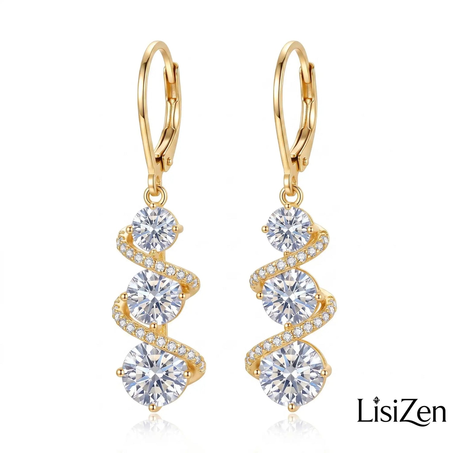 Crystal Long Tassel Minimalist Gift Drop Earrings
