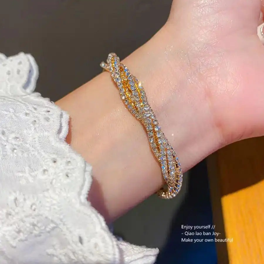 Crystal Multi-Layer Wrap Retro Bracelet