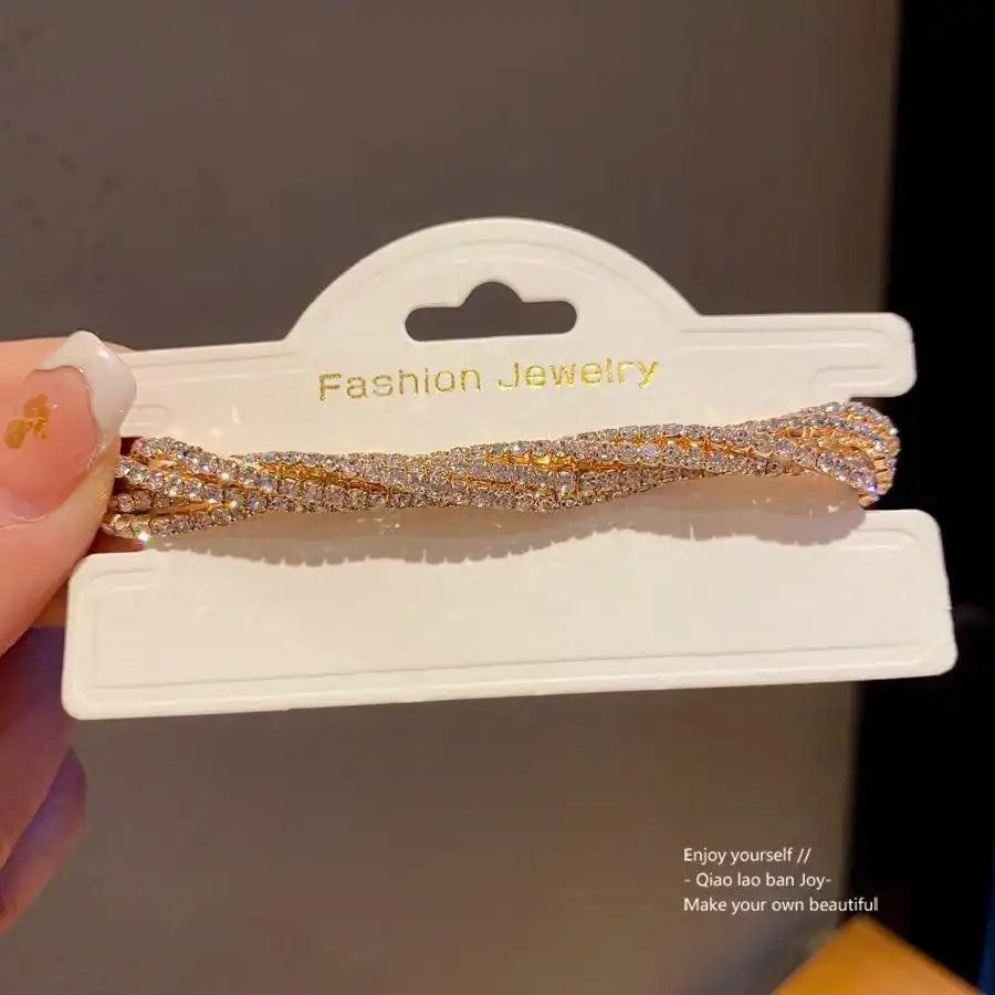 Crystal Multi-Layer Wrap Retro Bracelet
