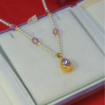 Crystal Pearl Necklace