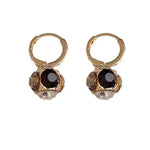 Crystal Retro Minimalist Hoop Earrings