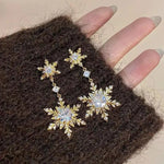 Crystal Snowflake Earrings