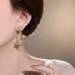 Crystal Snowflake Earrings