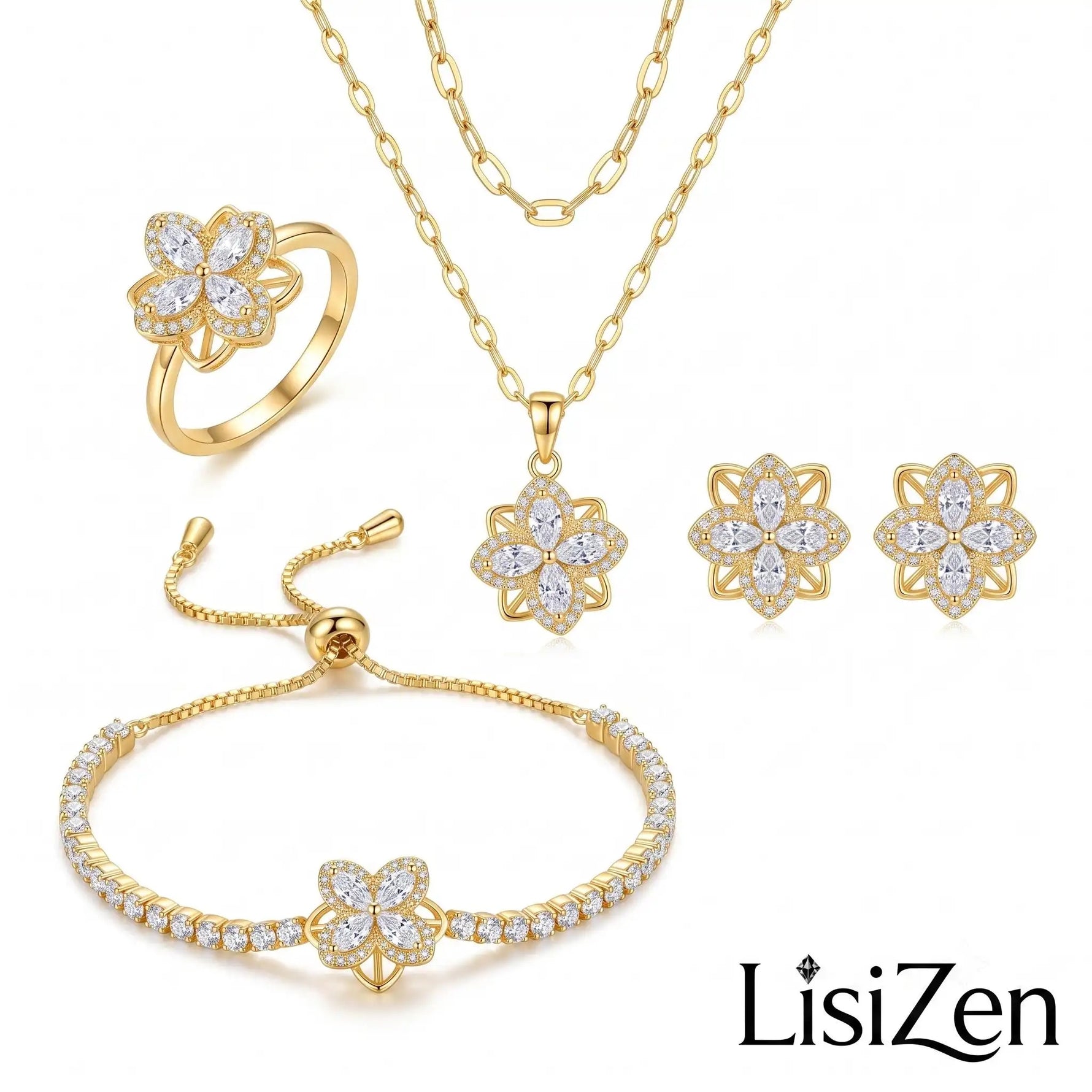 Crystal Spinning Necklace