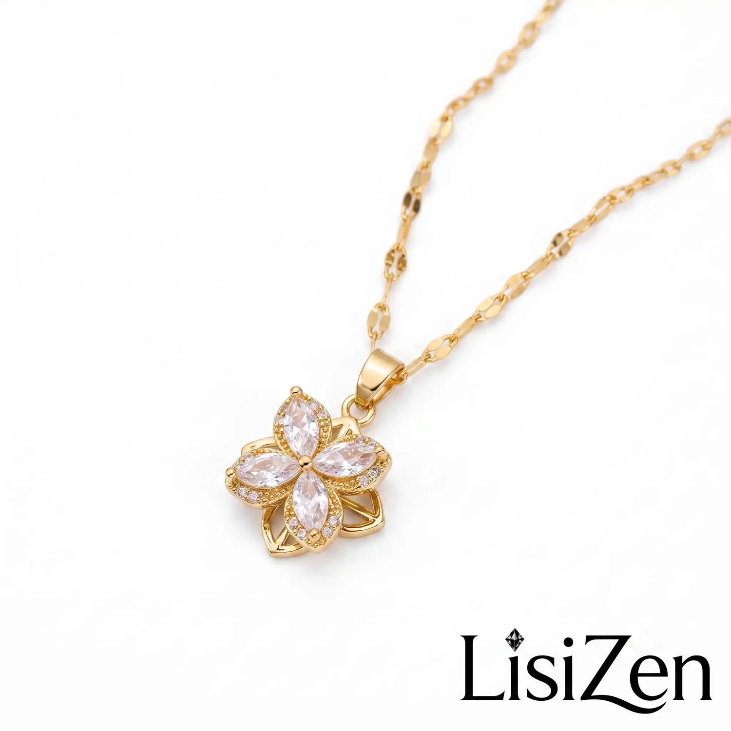 Crystal Spinning Necklace