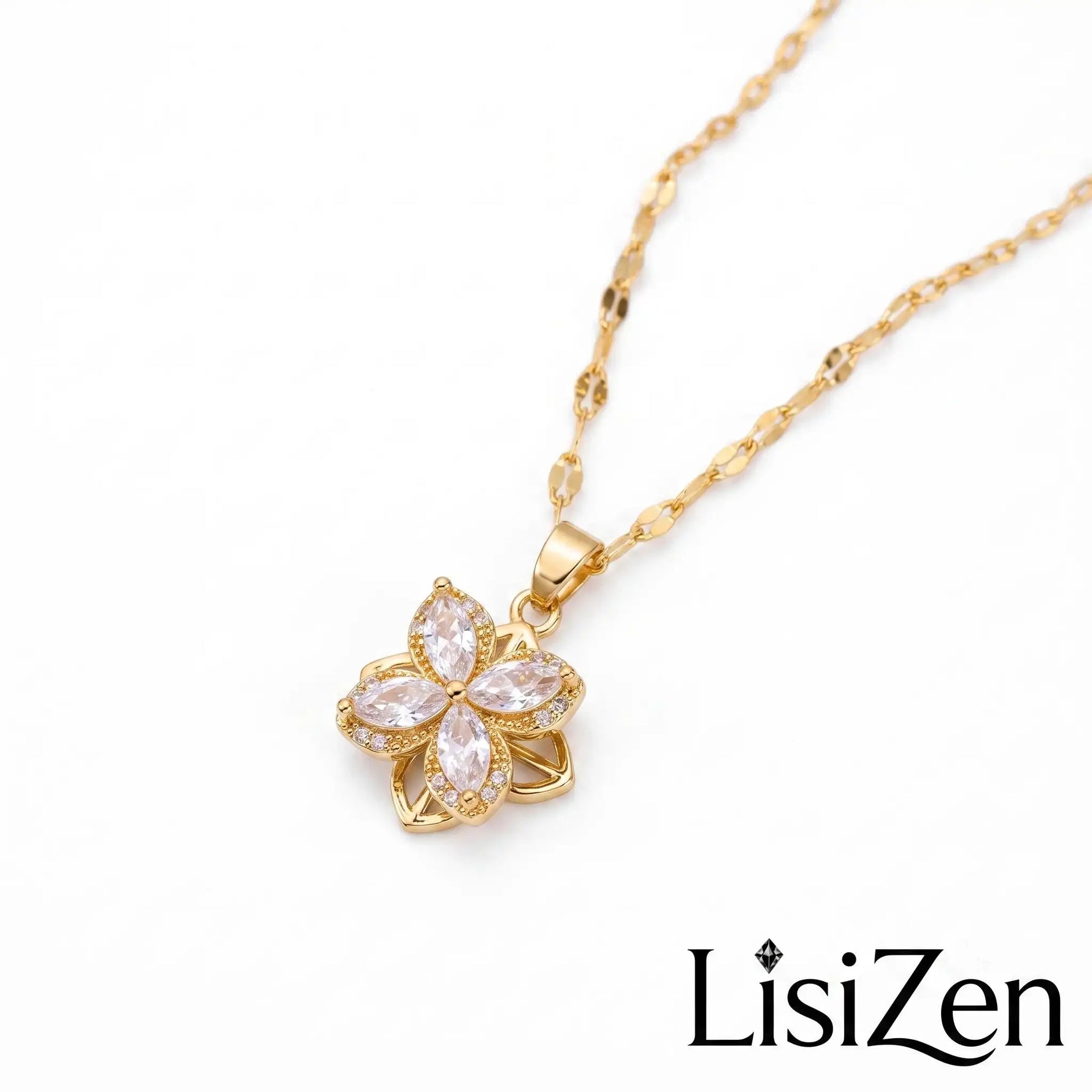 Crystal Spinning Necklace