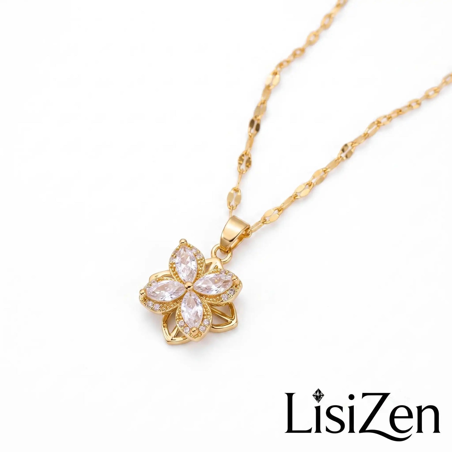 Crystal Spinning Necklace