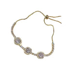 Crystal Square Adjustable Bracelet