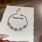 Crystal Square Hollow-Out Bracelet