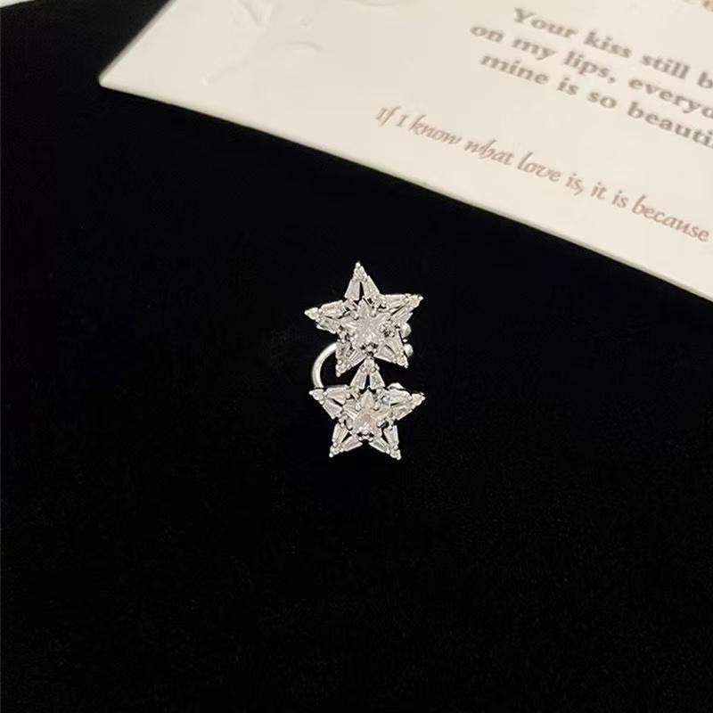 Crystal Star Ear Cuffs