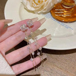 Crystal Tassel for Square Round Drop Earrings