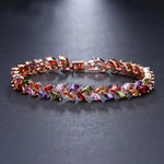Crystal Wheat Ear Bracelet
