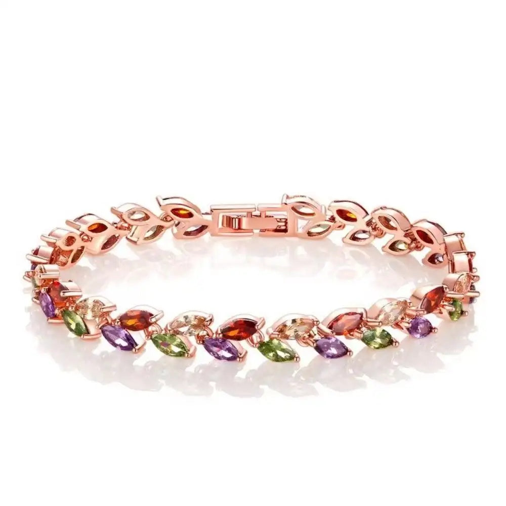 Crystal Wheat Ear Bracelet