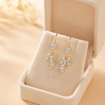 Crystal Wheat Stud Earrings