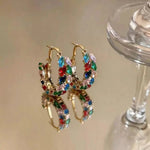 Crystal Wheat Y2k Minimalist Ear Cuffs