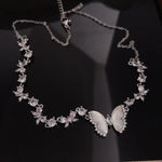 Crystal White Mother of Pearl Necklace
