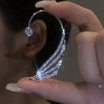 Crystal Wing No Piercing Ear Cuffs