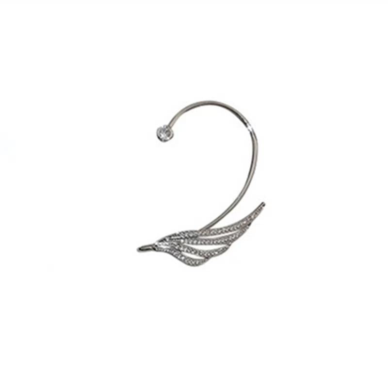 Crystal Wing No Piercing Ear Cuffs
