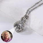 Custom Photo Angel Wing Necklace