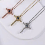 Custom Photo Cross Necklace