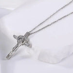 Custom Photo Cross Necklace