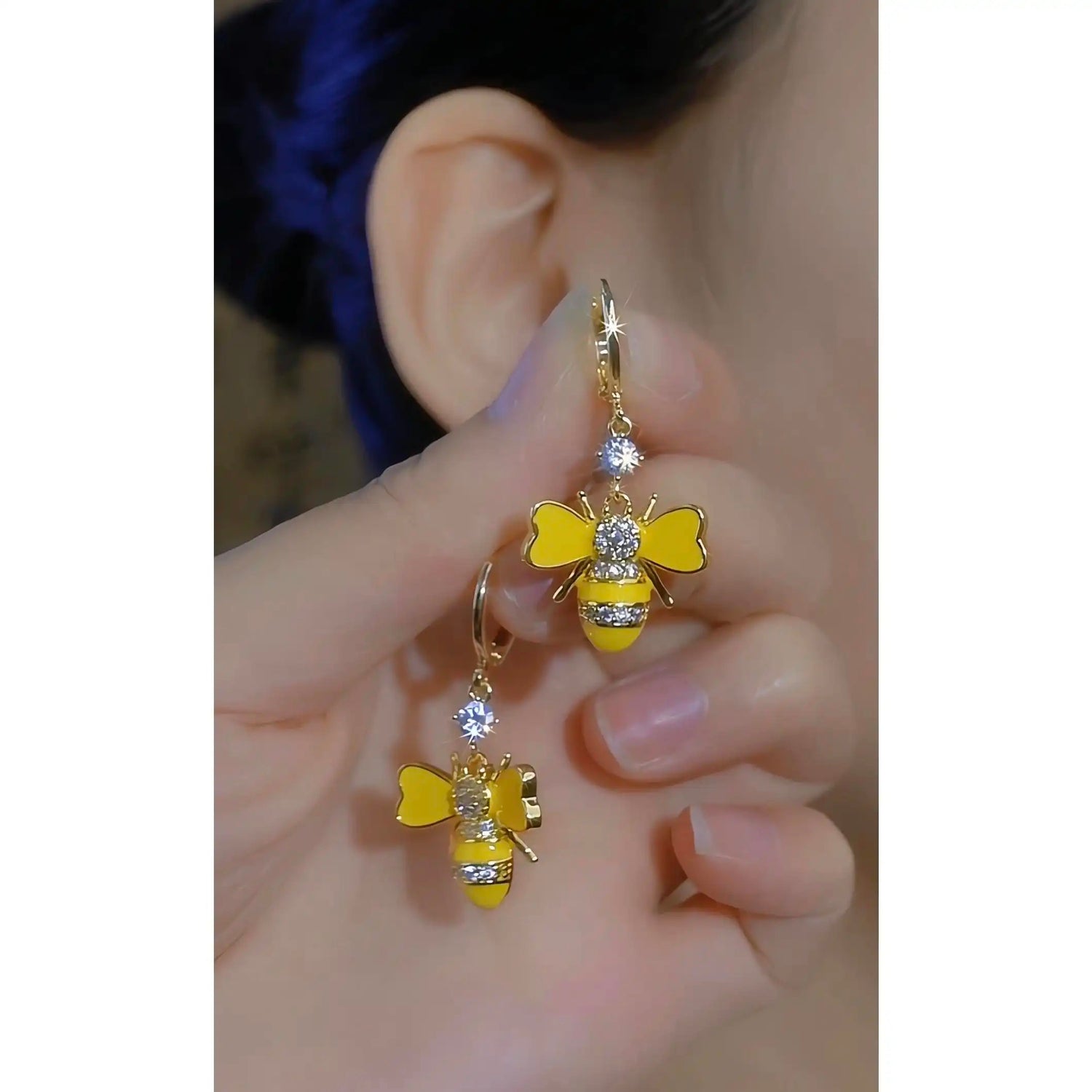 Cute Bee Stud Earrings