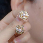 Daily Soft Neutral Tones Stud Earrings