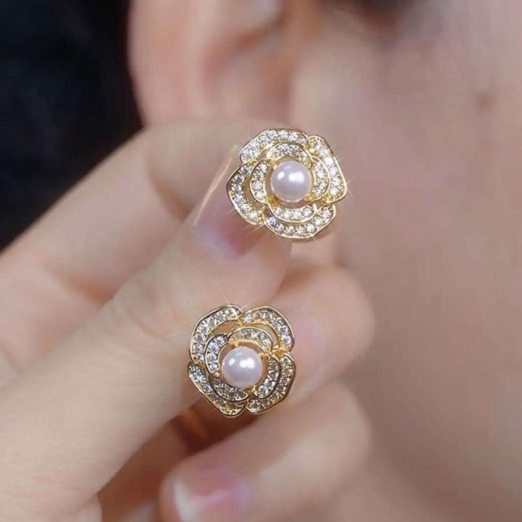 Daily Soft Neutral Tones Stud Earrings