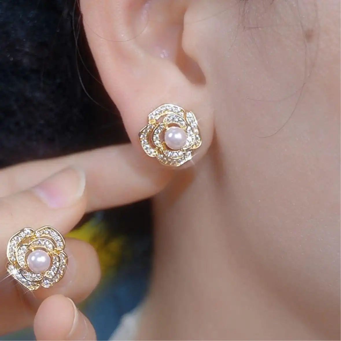 Daily Soft Neutral Tones Stud Earrings