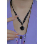 Dazzling Ocean Heart Crystal Bridal Jewelry Set