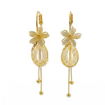 Deni Multi-Way Floral Long Tassel Drop Earrings