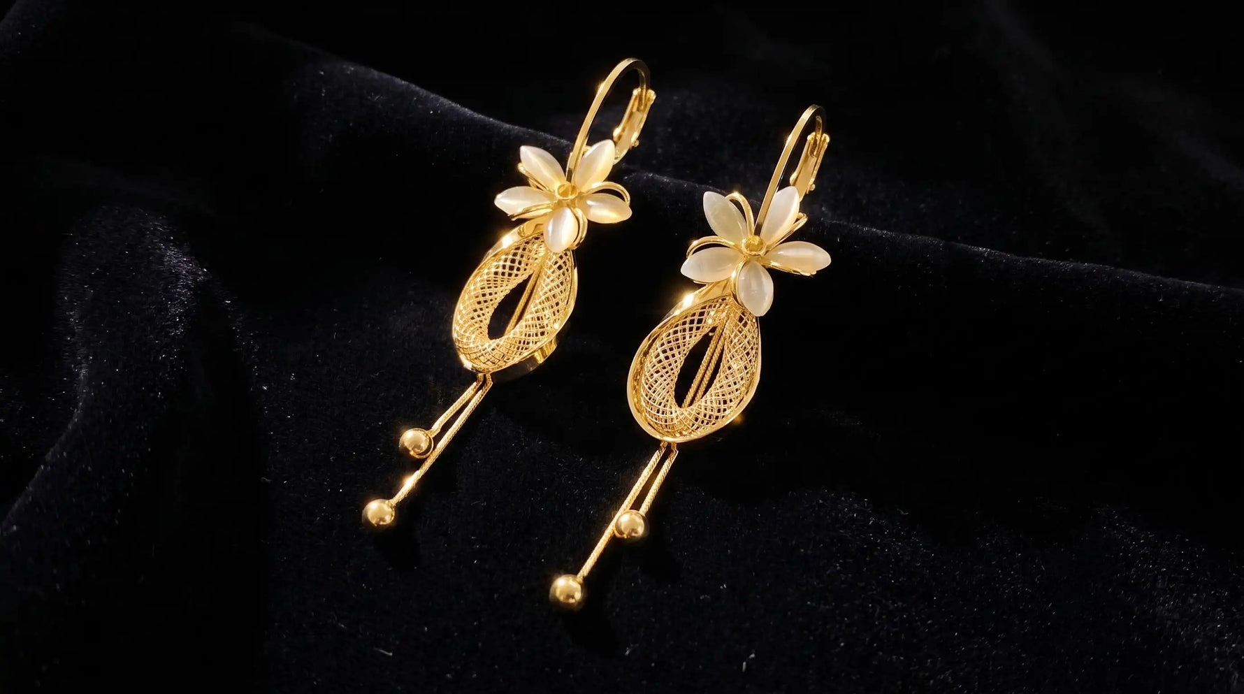 Deni Multi-Way Floral Long Tassel Drop Earrings