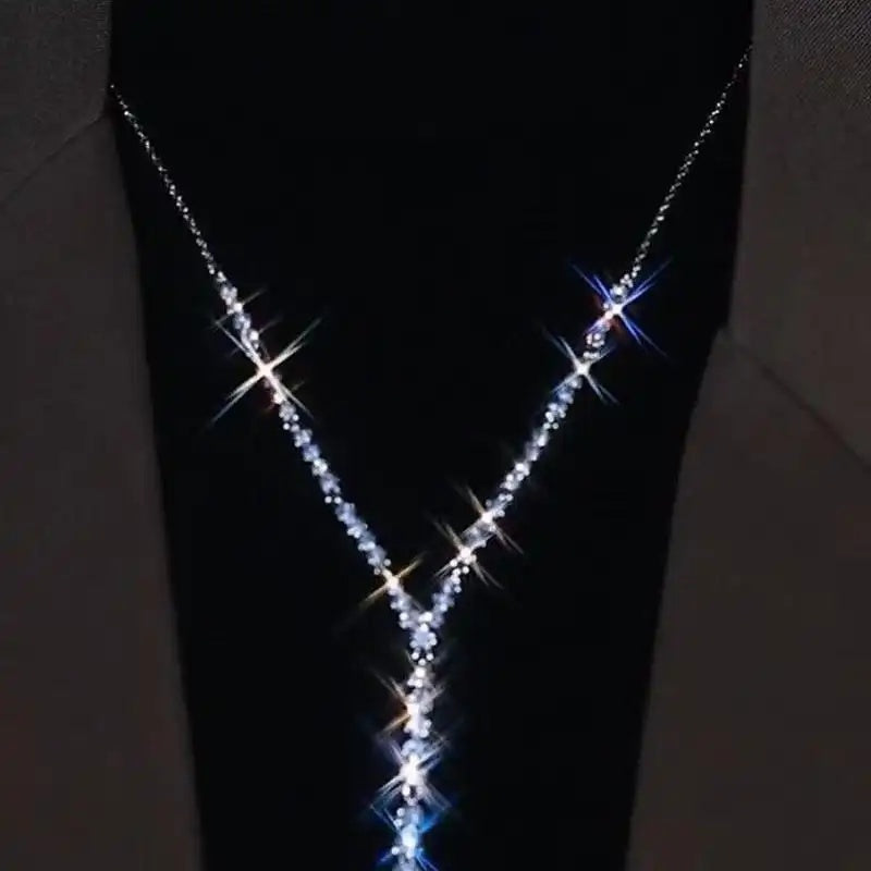 Designer Sweater Chain Necklace