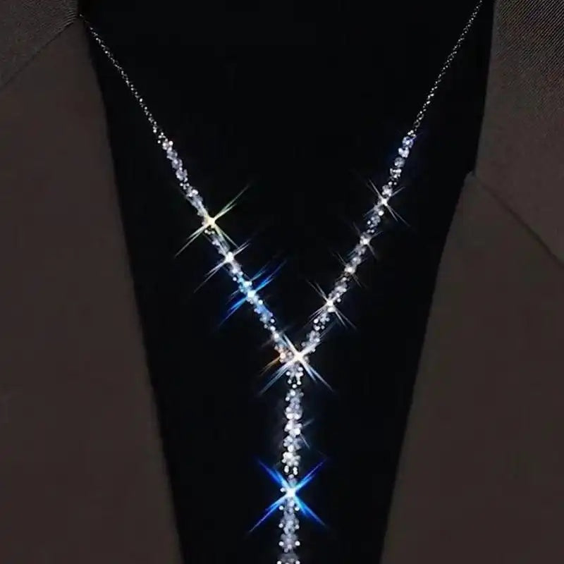 Designer Sweater Chain Necklace