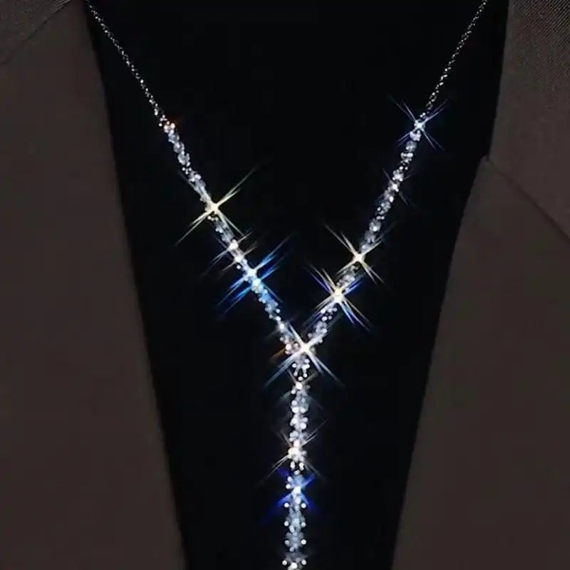 Designer Sweater Chain Necklace