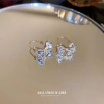 Diamond Double-Sided Crystal Ear Cuffs