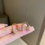Diamond Double-Sided Crystal Ear Cuffs