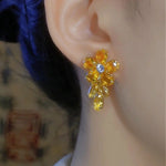 Diamond Peanut Earrings