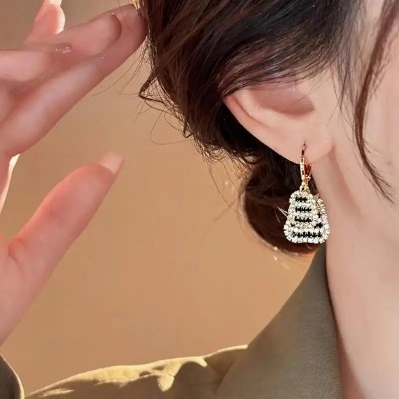 Double-Layer Geometric Earrings