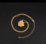 Double Layer Rose Flower Necklace