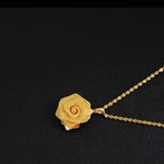 Double Layer Rose Flower Necklace