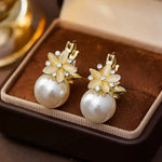 Double-Sided Flower French Two-Way Wear Earrings