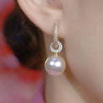 Dual-Wear Pearl Earrings