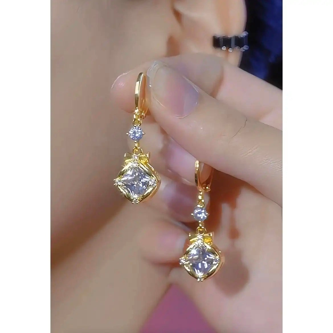 East Gate Bowknot Ear Hooks Earrings